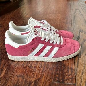 Adidas Maroon Suede Gazelle Sneakers